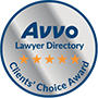 Badge - AVVO Lawyer Directory, Clients' Choise Award