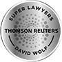Badge - Thompson Reuters, Super Lawyers, David Wolf