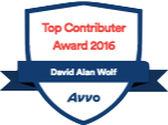Avvo Top Contributor 2016