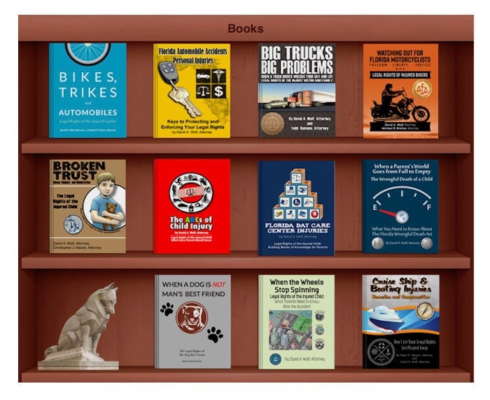 Published Books Shelf
